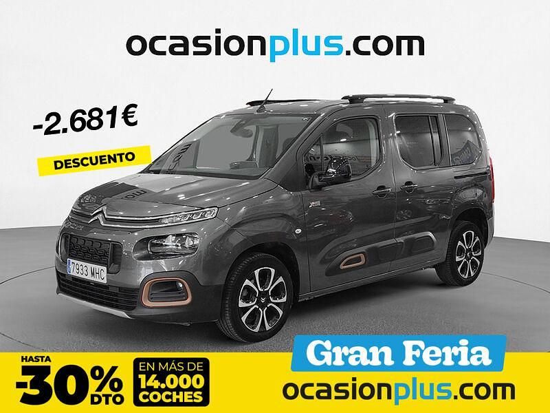Gris / plata Usado 2023 Citroën Berlingo Shine Monovolumen | 19.900 € (Precio justo) - Imagen 1/4