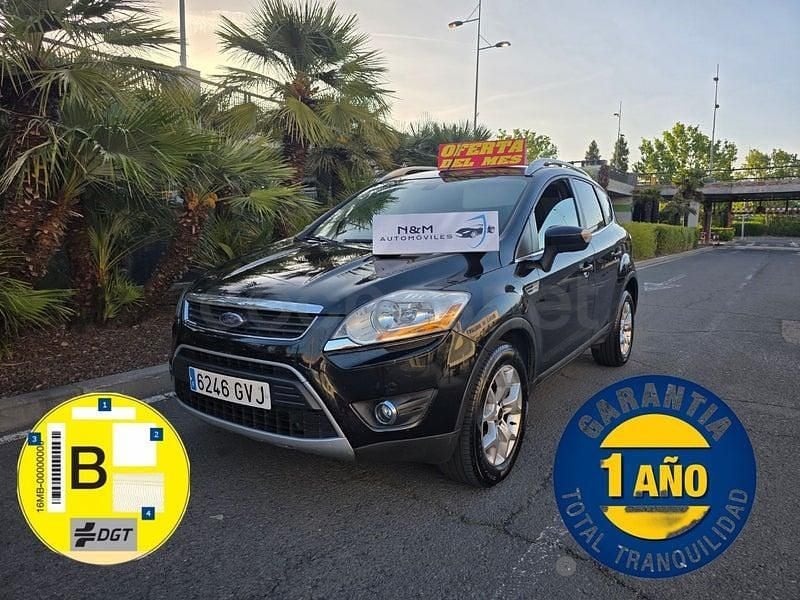 Usado Ford Kuga Trend 136 HP (100 kW) 2009 Preto SUV