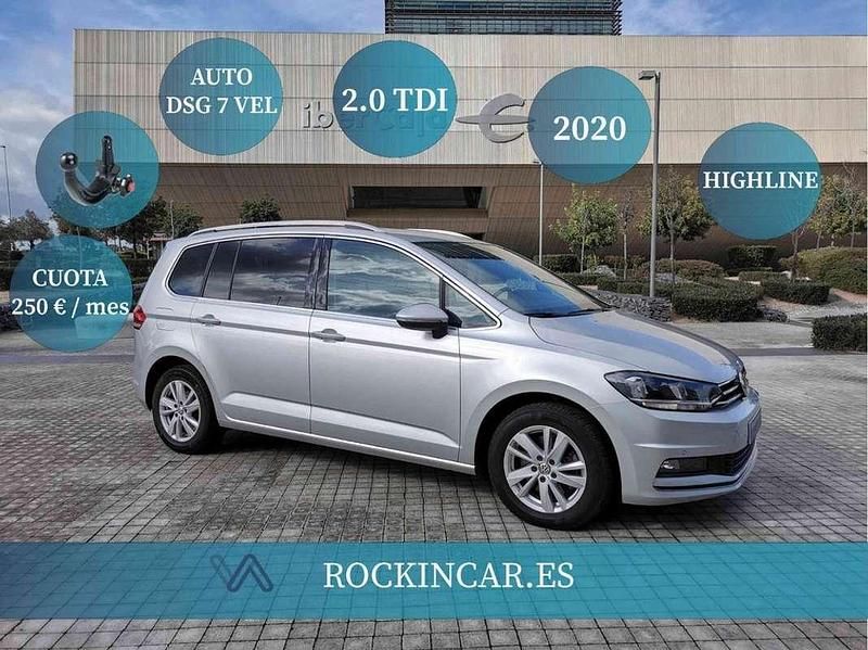 Gris Usado 2020 VW Touran Advance Monovolumen | 19.700 € (Super precio) - Imagen 1/4