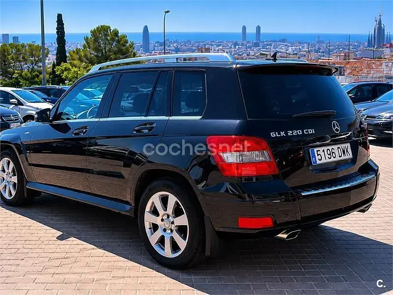 Usado Mercedes GLK220 170 CV (125 kW) 2009 Negro SUV