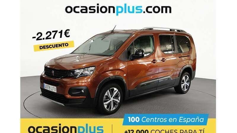 Marrón Usado 2020 Peugeot Rifter GT-line Monovolumen | 22.719 € (Un poco caro) - Imagen 1/4