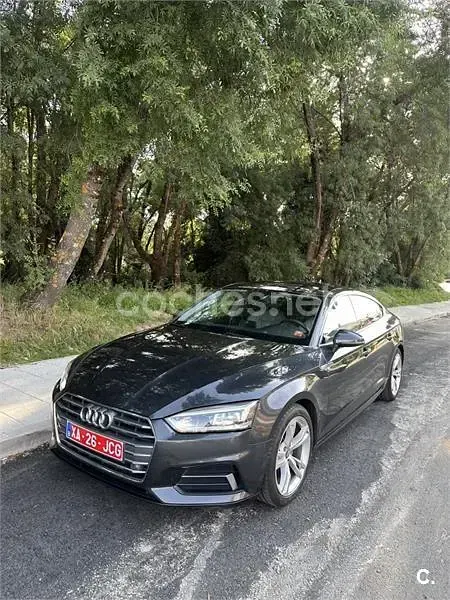 Usado Audi A5 Sportback Sport 150 CV (110 kW) 2018 Gris / plata Utilitario