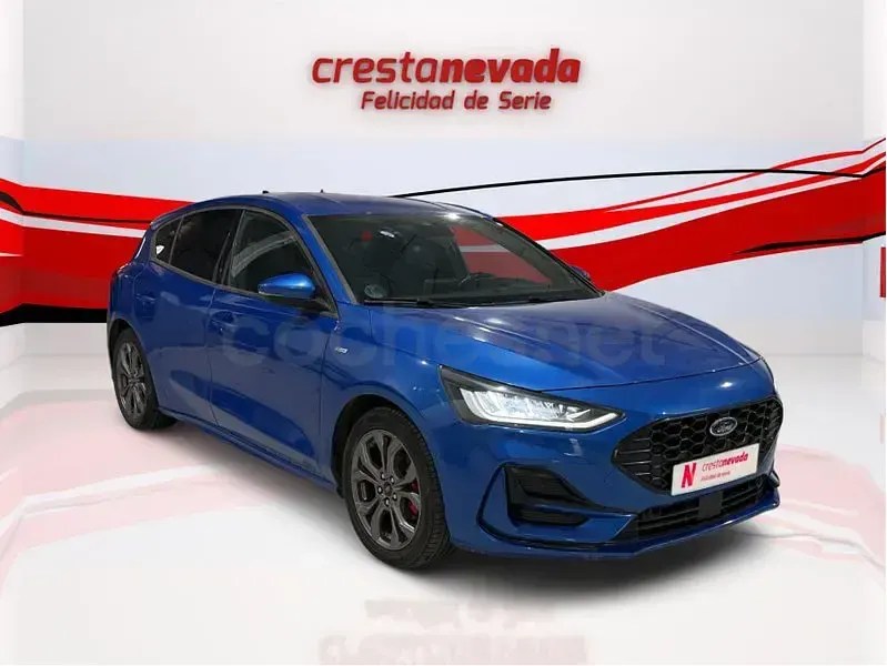 Usado Ford Focus ST-Line 125 CV (91 kW) 2022 Azul Berlina
