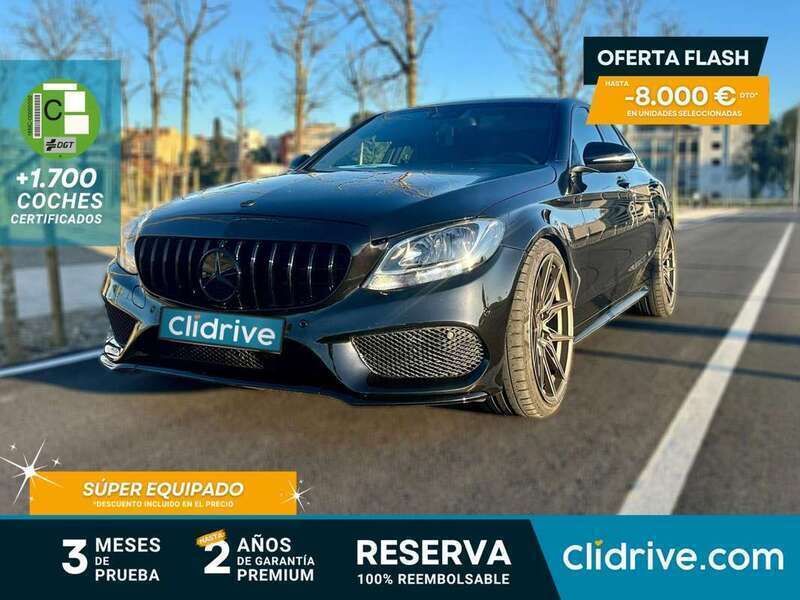 Negro Usado 2014 Mercedes C220 Berlina | 18.590 € (Precio justo) - Imagen 1/3