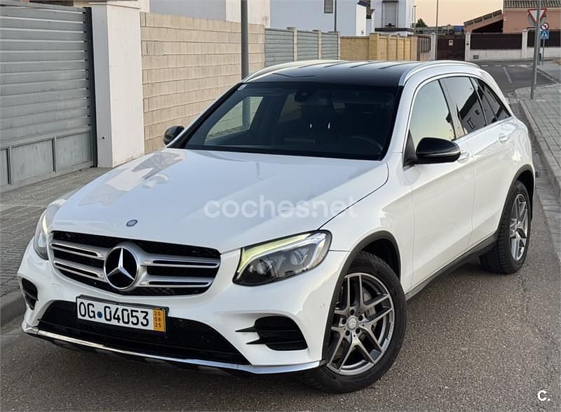 Blanco Usado 2016 Mercedes GLC250 AMG line SUV | 24.850 € (Super precio) - Imagen 1/4