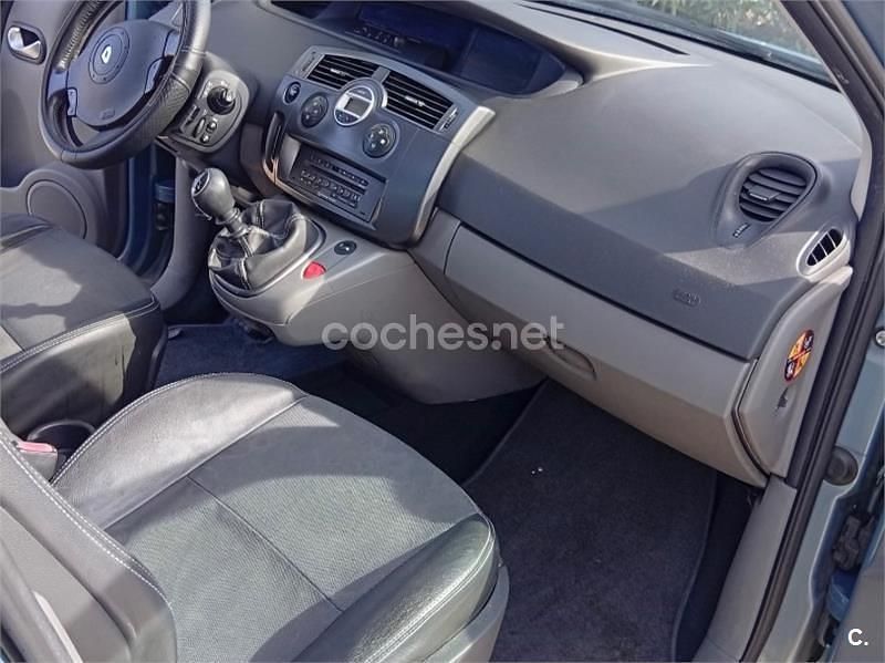 Begagnad Renault Scénic II Dynamique 120 HK (88 kW) 2005 Blå Minibuss