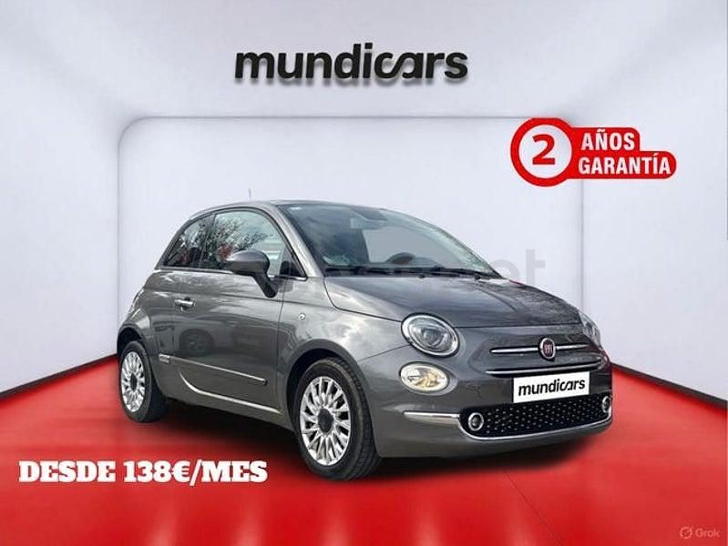 Usado Fiat 500 Lounge 85 CV (62 kW) 2019 Gris / plata Berlina