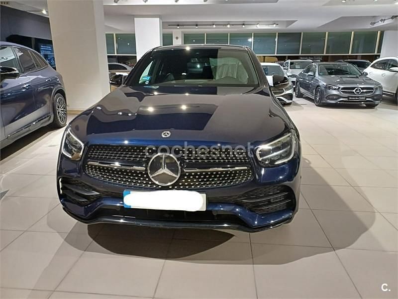Usado Mercedes GLC300 245 CV (180 kW) 2020 Azul Coupe