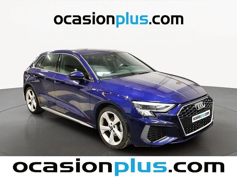 Usado Audi A3 Sportback S-Line 150 CV (110 kW) 2023 Azul Utilitario