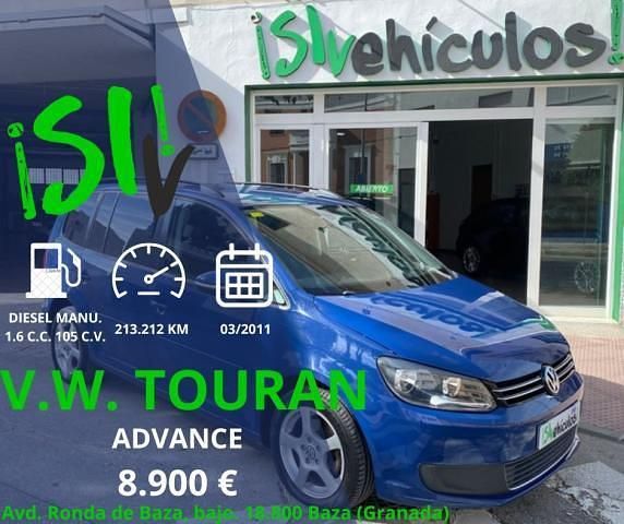 Azul Usado 2011 VW Touran Trendline Monovolumen | 8900 € (Precio justo) - Imagen 1/4