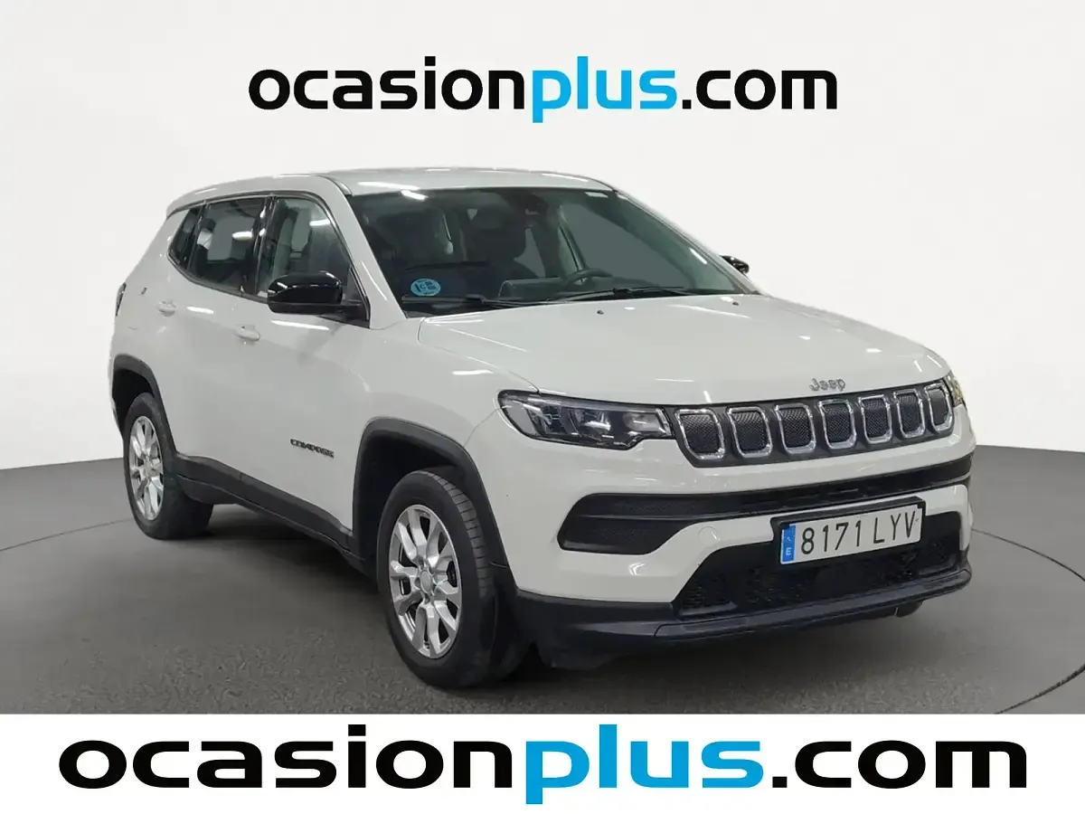 Usado Jeep Compass Longitude 130 CV (95 kW) 2022 Blanco SUV