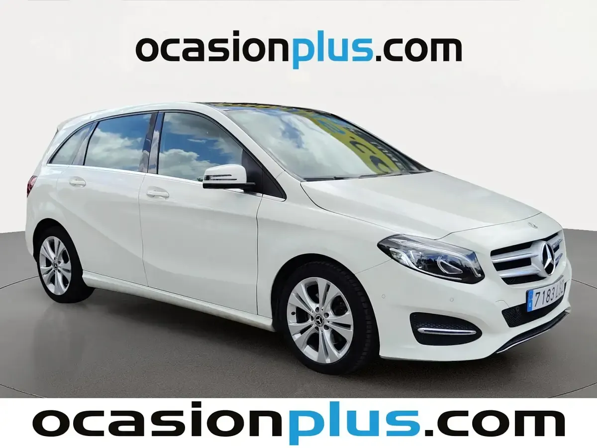 Usado Mercedes B200 136 CV (100 kW) 2018 Blanco Utilitario