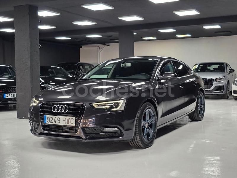 Usado Audi A5 Sportback S-Line 177 CV (130 kW) 2014 Gris / plata Utilitario