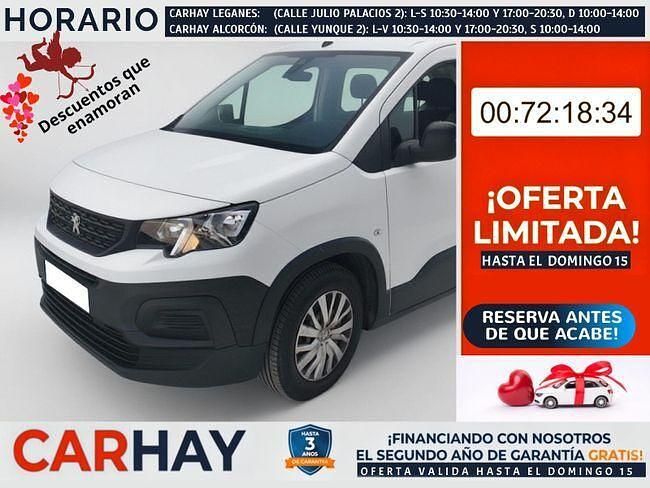 Usado Peugeot Rifter Active 101 CV (74 kW) 2021 Blanco Monovolumen