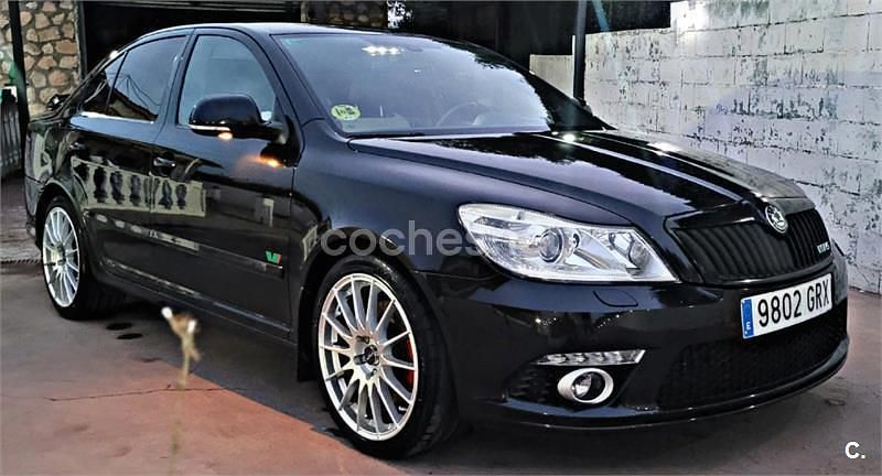 Usado Skoda Octavia RS 170 CV (125 kW) 2009 Negro Berlina