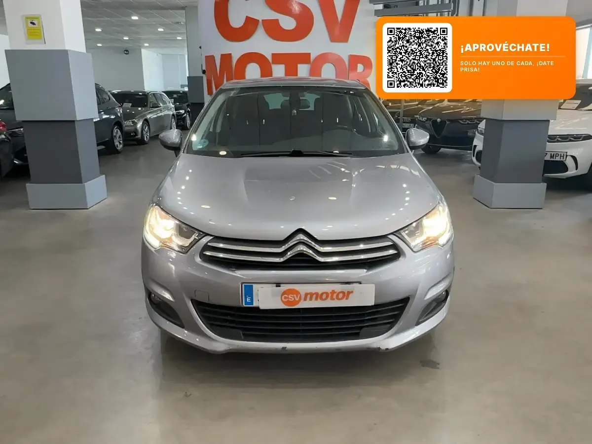 Usado Citroën C4 Live 100 CV (73 kW) 2017 Gris Utilitario