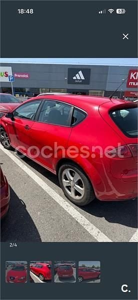 Usado Seat Leon Stylance 102 CV (75 kW) 2007 Rojo Berlina