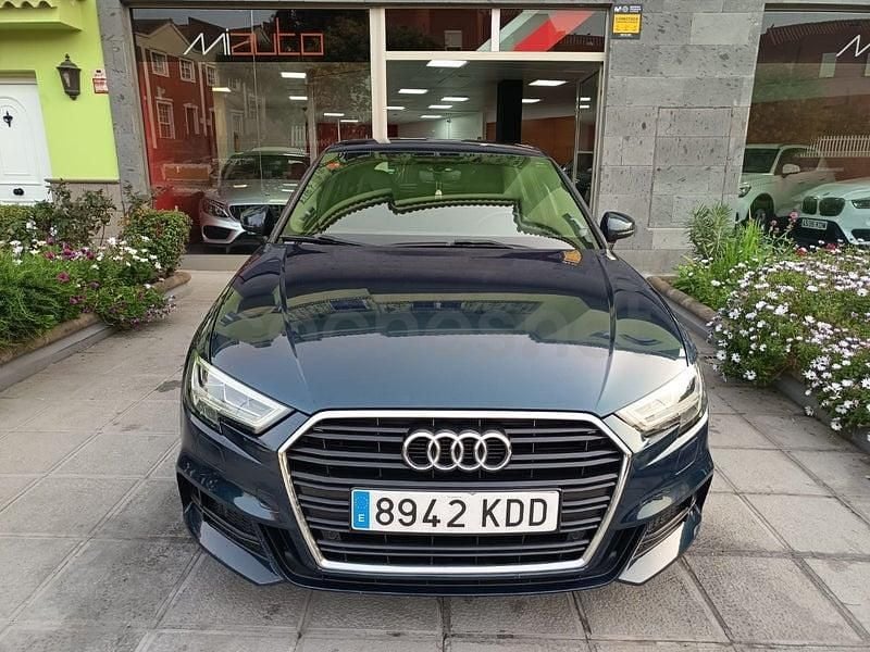 Usado Audi A3 150 CV (110 kW) 2017 Azul Berlina