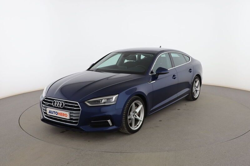 Azul Usado 2018 Audi A5 Sportback Sport Berlina | 27.799 € (Precio justo) - Imagen 1/4