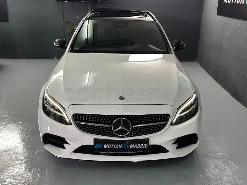 Usado Mercedes C200 184 CV (135 kW) 2019 Blanco Familiar
