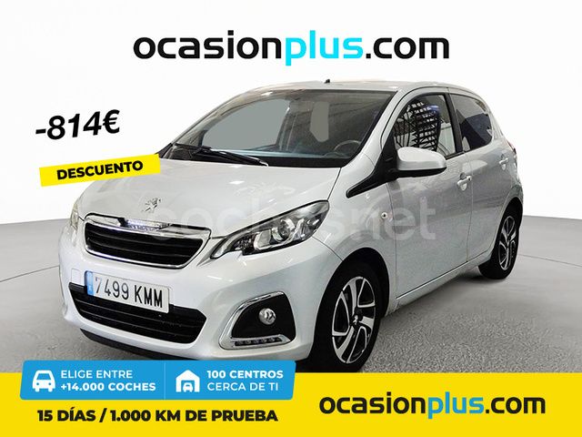 Gris / plata Usado 2018 Peugeot 108 Allure Utilitario | 9290 € (Un poco caro) - Imagen 1/4