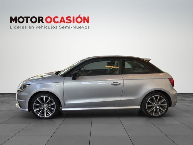 Usado Audi A1 95 CV (69 kW) 2017 Gris metalizado Utilitario