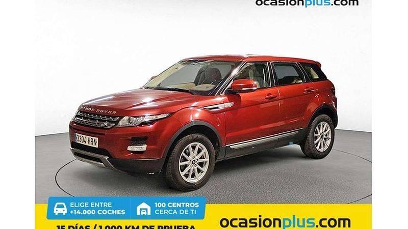 Rojo Usado 2013 Land Rover Range Rover evoque Pure SUV | 14.450 € (Buen precio) - Imagen 1/4