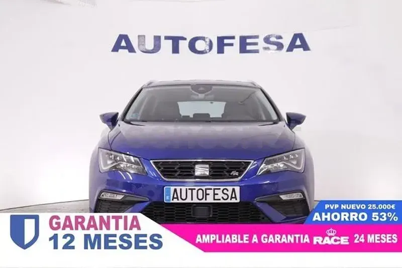 Usado Seat Leon FR 130 CV (95 kW) 2019 Azul Familiar