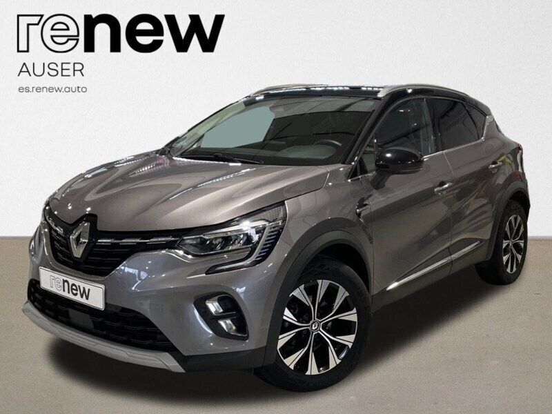 Gris casiopea con techo negro Usado 2023 Renault Captur Techno SUV | 24.350 € (Caro) - Imagen 1/4
