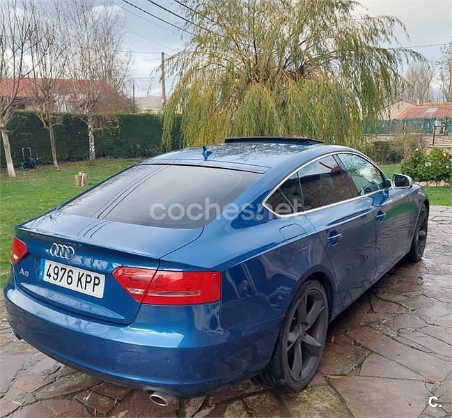 Usado Audi A5 Sportback 190 CV (139 kW) 2010 Azul Utilitario