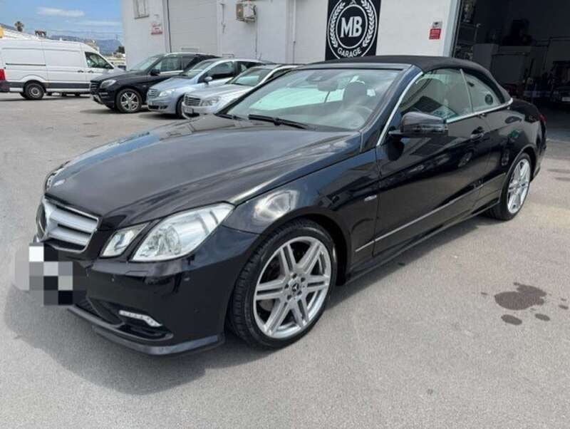 Negro Usado 2011 Mercedes E350 Descapotable | 15.900 € (Buen precio) - Imagen 1/4