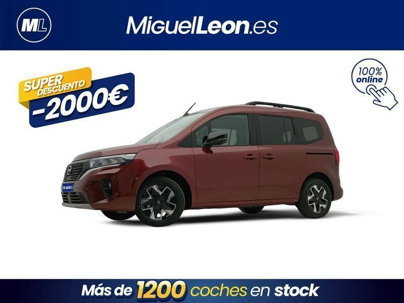 Rojo Usado 2023 Nissan Townstar N-Connecta Monovolumen | 22.985 € (Precio justo) - Imagen 1/3