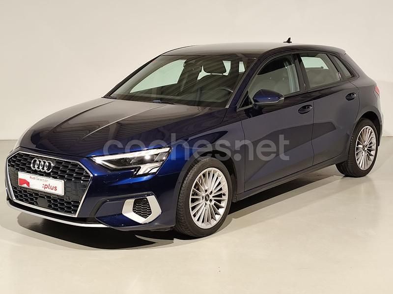 Usado Audi A3 Advanced Plus 110 CV (80 kW) 2021 Azul Berlina