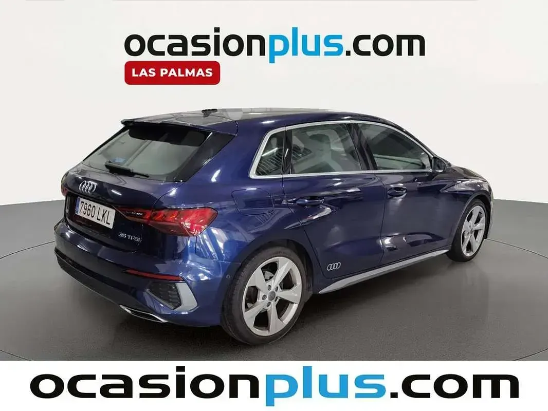 Usado Audi A3 Sportback S-Line 150 CV (110 kW) 2020 Azul Utilitario