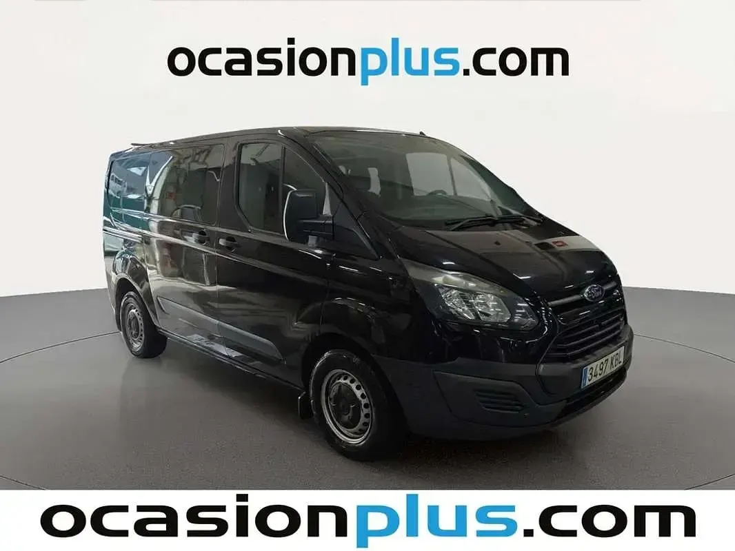 Usado Ford Transit Custom Ambiente 125 CV (91 kW) 2017 Negro Van