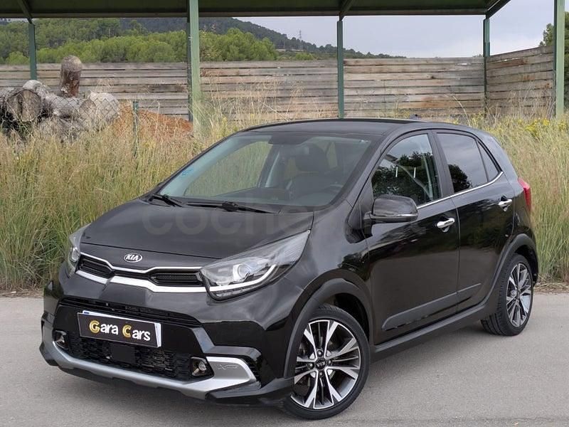 Brugt Kia Picanto X-Line 100 HK (73 kW) 2021 Sort Hatchback