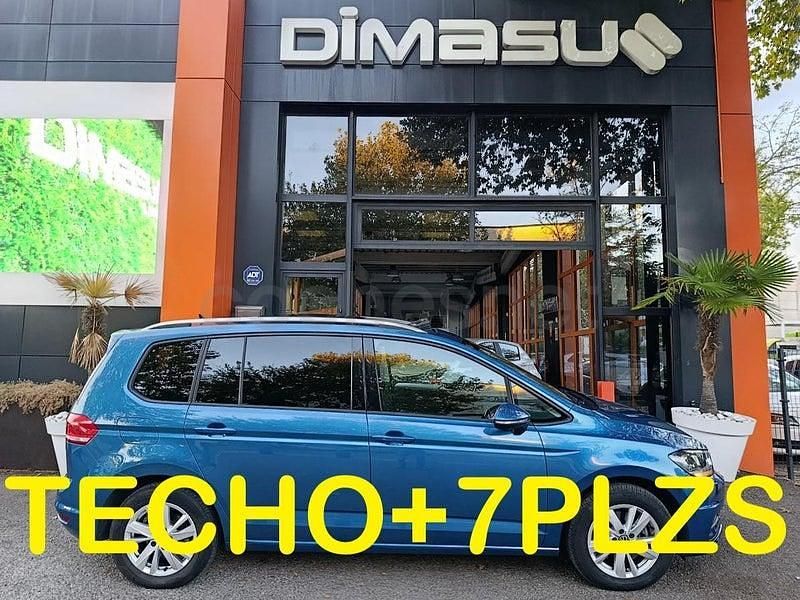 Usado VW Touran Advance 150 CV (110 kW) 2021 Azul Monovolumen