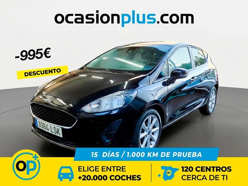 Negro Usado 2021 Ford Fiesta Trend Berlina | 10.950 € (Buen precio) - Imagen 1/4