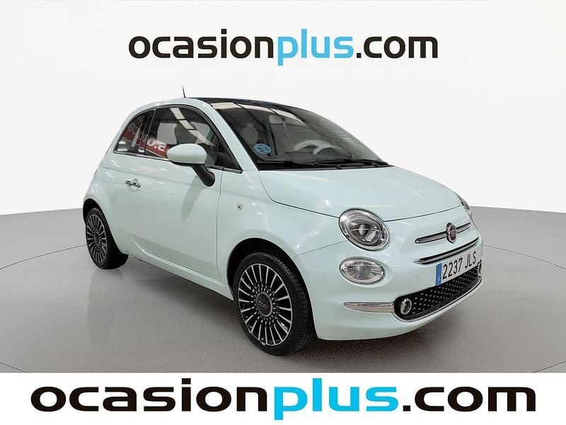 Usado Fiat 500 Lounge 69 CV (50 kW) 2016 Verde Utilitario