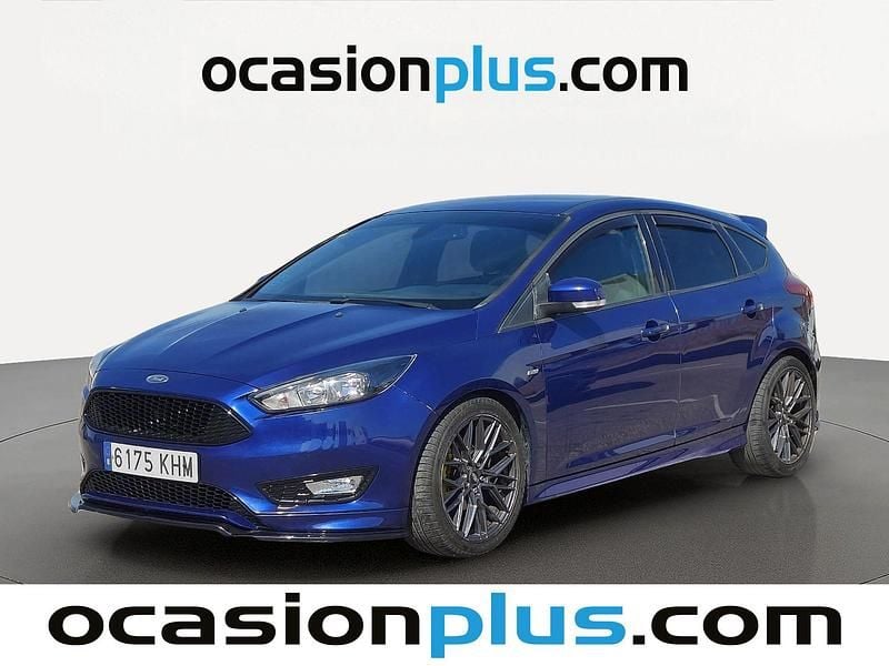 Usado Ford Focus ST-Line 125 CV (91 kW) 2018 Azul Utilitario