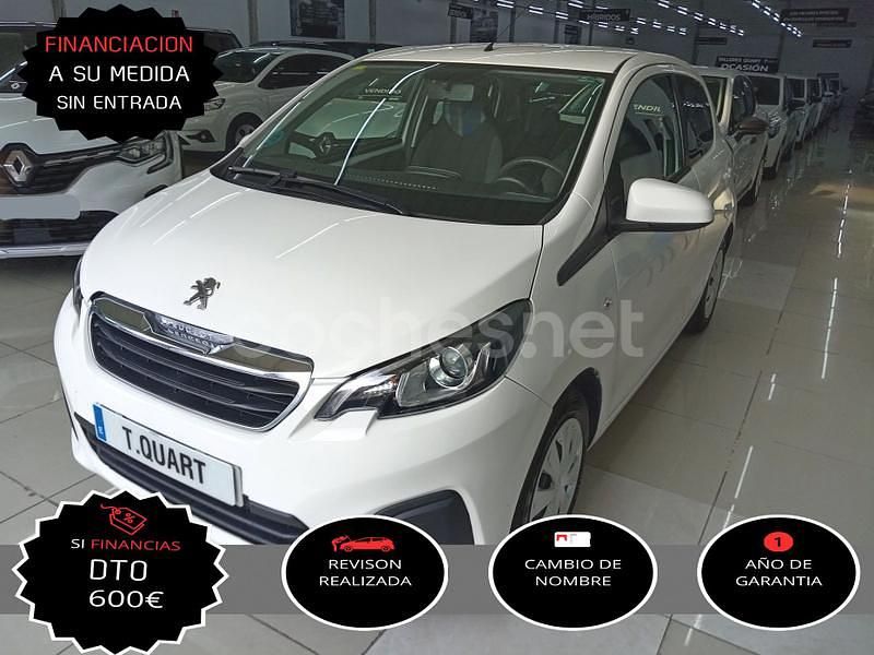 Blanco Usado 2018 Peugeot 108 Active Utilitario | 8900 € (Precio justo) - Imagen 1/4