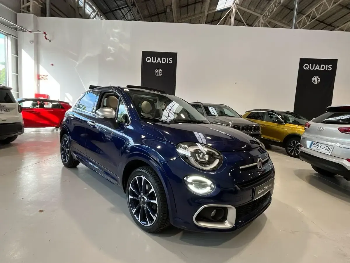 Begagnad Fiat 500X Club 150 HK (110 kW) 2022 Blå SUV