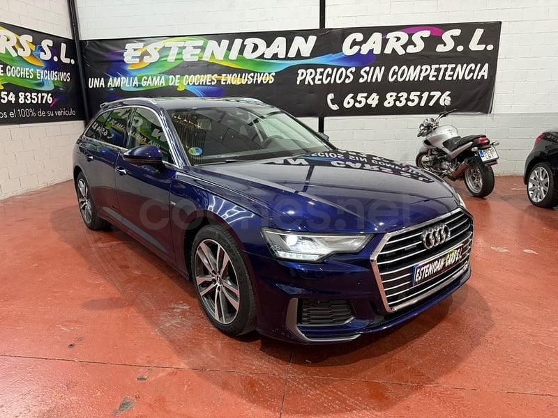 Usado Audi A6 Sport 204 CV (150 kW) 2019 Azul Familiar