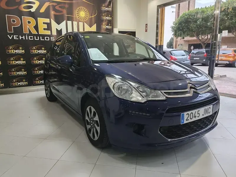 Usado Citroën C3 Attraction 75 CV (55 kW) 2015 Azul Berlina