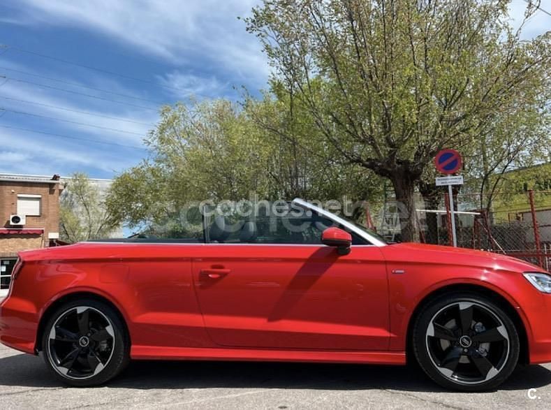 Usado Audi A3 Cabriolet Ambiente 150 CV (110 kW) 2014 Rojo Descapotable