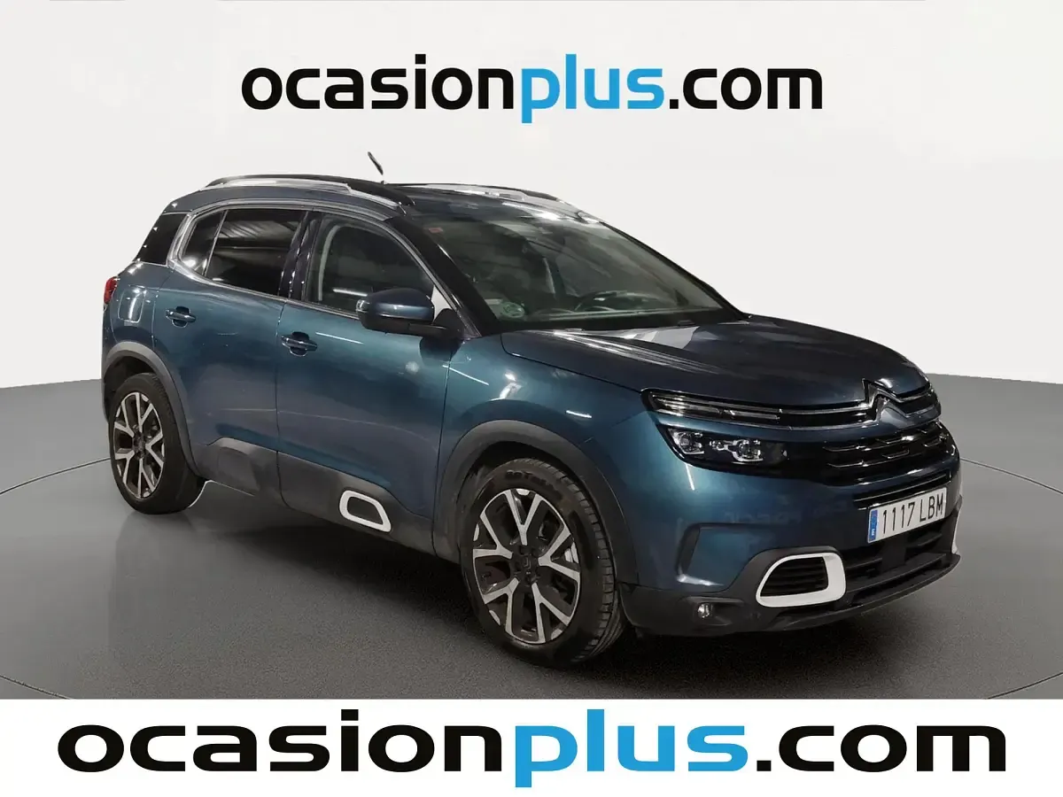 Usado Citroën C5 Aircross Shine 177 CV (130 kW) 2019 Azul SUV