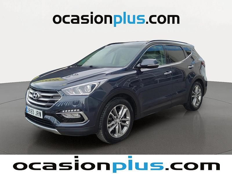 Azul Usado 2016 Hyundai Santa Fe Style SUV | 21.590 € (Caro) - Imagen 1/4
