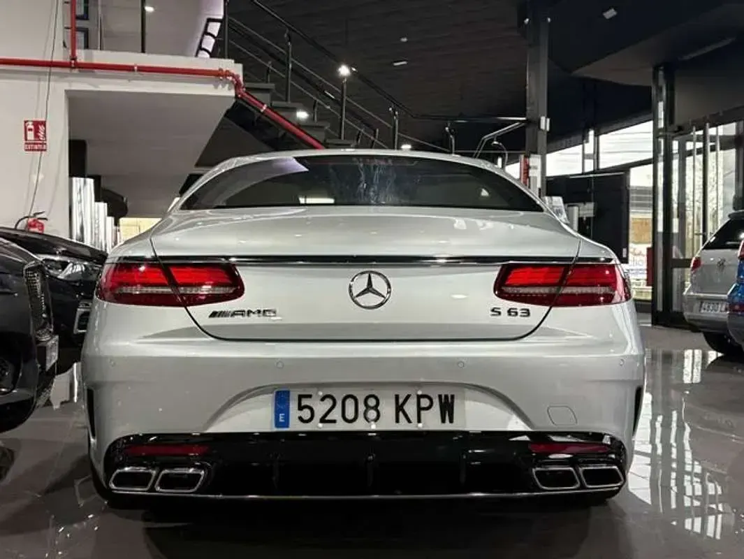 Usado Mercedes S63 AMG AMG 620 CV (456 kW) 2018 Plateado Coupe