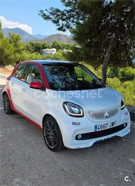 Usado Smart ForFour Brabus 109 CV (80 kW) 2017 Blanco Utilitario