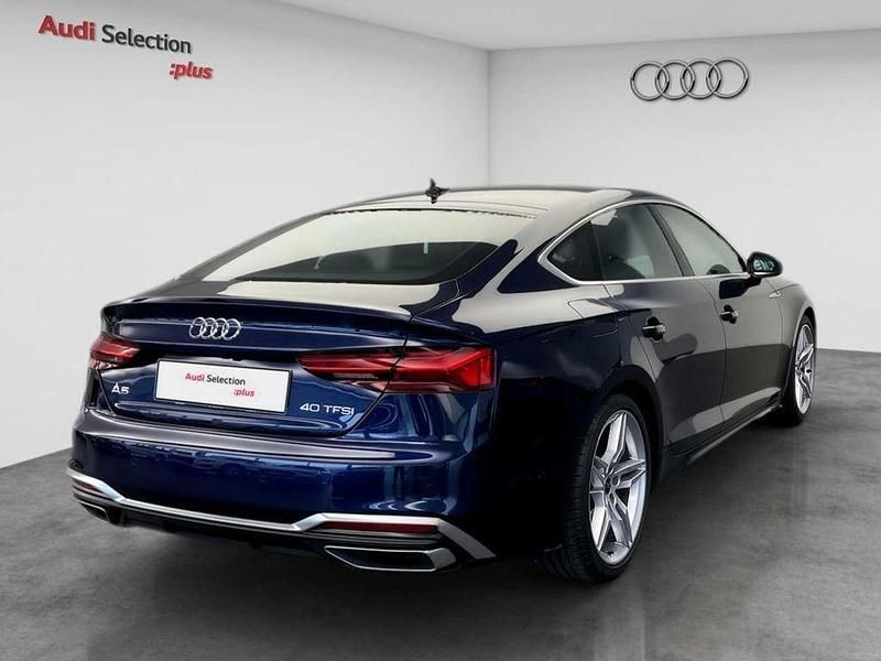 Usado Audi A5 Sportback S-Line 204 CV (150 kW) 2023 Azul Utilitario